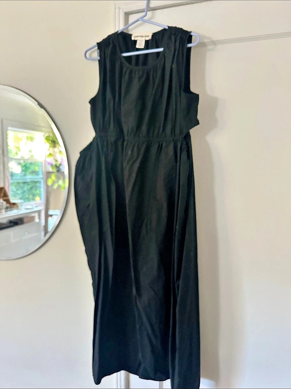 Caron Callahan Goa Dress Black Cotton Maxi Dress Small